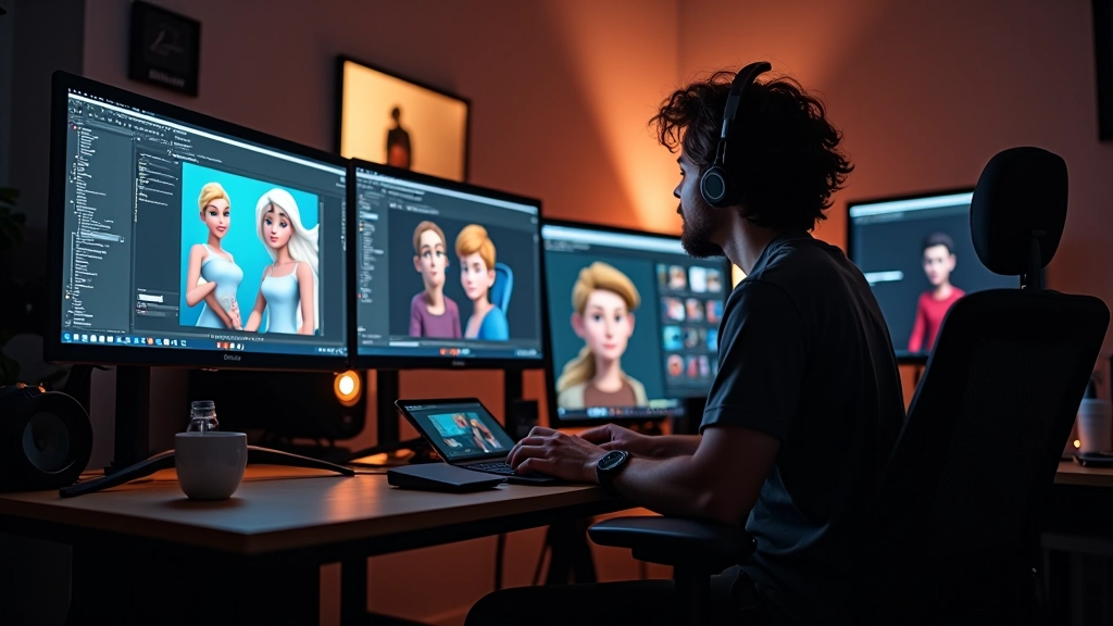 Atelier d'animation 2D et 3D avec logiciels professionnels et modèles de personnages