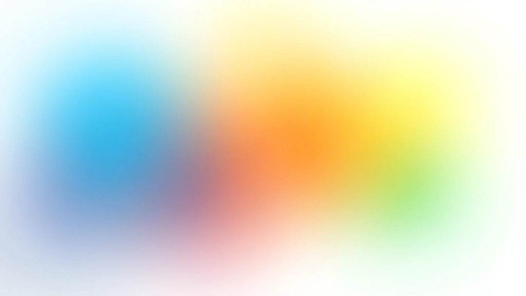 Palette de couleurs vibrantes avec dégradés et variations de teintes utilisées dans une infographie animée, avec nuances de bleu, orange et vert